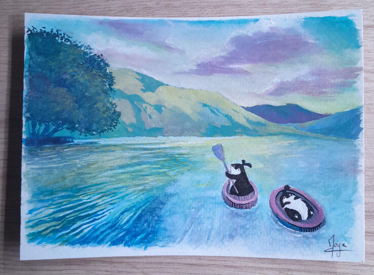 Original encadré VENDU